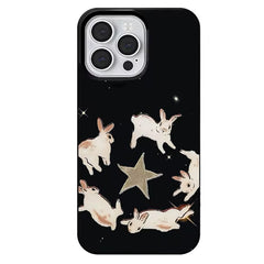 dancing rabbits iphone case boogzel clothing