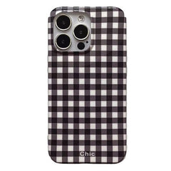 black checkered iphone case boogzel clothing