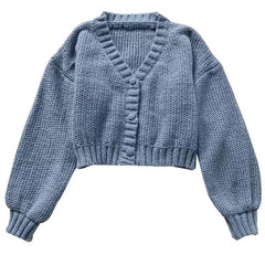 danish pastel cropped cardigan boogzel clothing