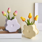 Danish Pastel Flower Shaped Vase boogzel clothing