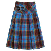 dark academia plaid pleated skirt boogzel clothing