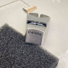 delete chunky ring boogzel clothing