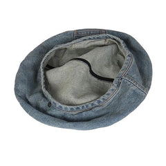 denim beret hat boogzel clothing