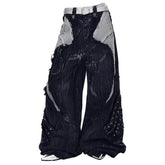 distressed wide leg jeans boogzel clothing