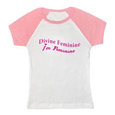 divine feminine baby tee boogzel clothing