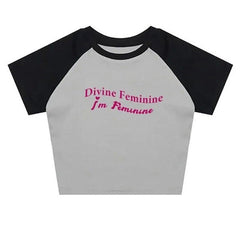 divine feminine baby tee boogzel clothing