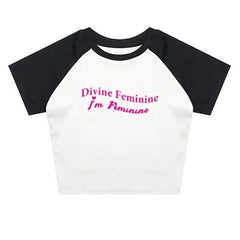 divine feminine baby tee boogzel clothing