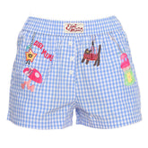 dopamine aesthetic plaid summer shorts boogzel clothing