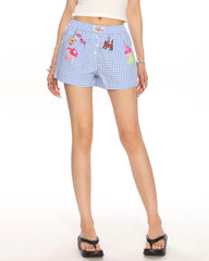 dopamine aesthetic plaid summer shorts boogzel clothing