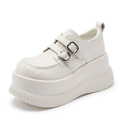 double buckle space platform shoes boogzel clothing