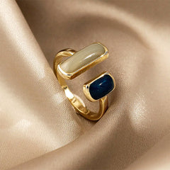 double stone aesthetic ring boogzel clothing