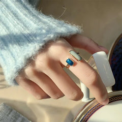 double stone aesthetic ring boogzel clothing