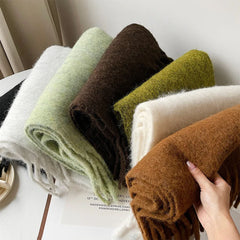 earth tones wool scarf boogzel clothing