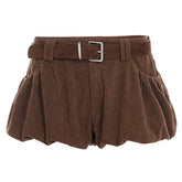 espresso days corduroy mini skirt boogzel clothing