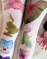 fairycore aesthetic pattern tights boogzel clothing
