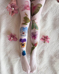 fairycore aesthetic pattern tights boogzel clothing