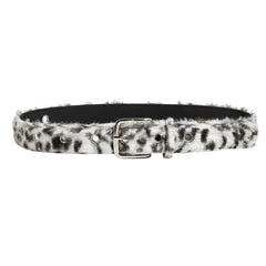 faux fur leopard belt boogzel clothing