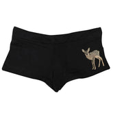fawn print y2k micro shorts boogzel clothing