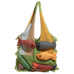 fish crochet shoulder bag boogzel clothing