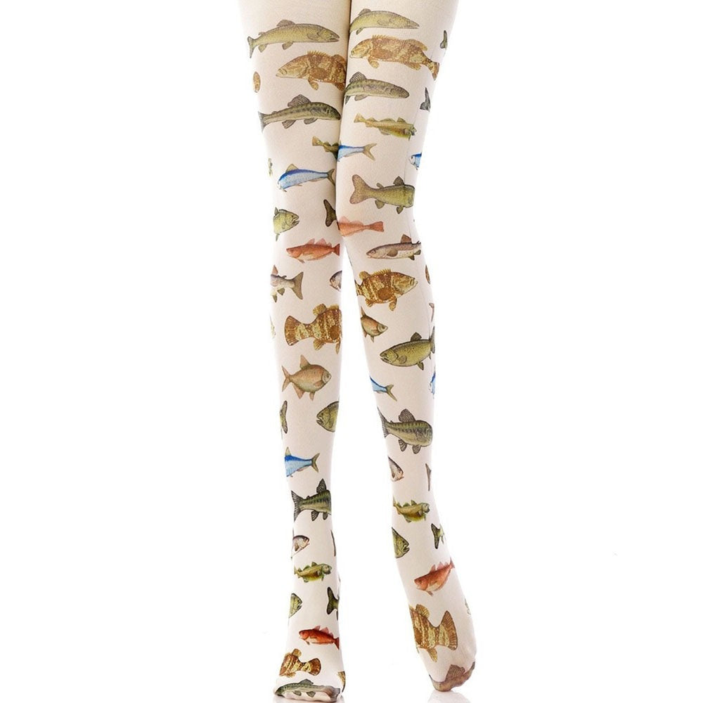 fish print tights boogzel clothing