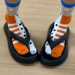 fishy feet split toe socks boogzel clothing