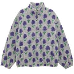 floral zip up fleece sweatshirt boogzel clothing