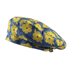 floral embroidery beret hat boogzel clothing