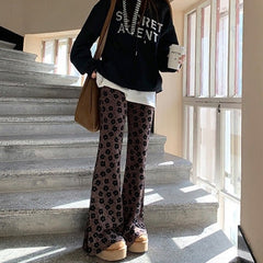 floral print flare pants boogzel clothing
