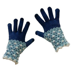 floral knit gloves boogzel clothing