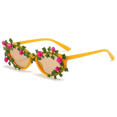flower cat eye sunglasses boogzel clothing