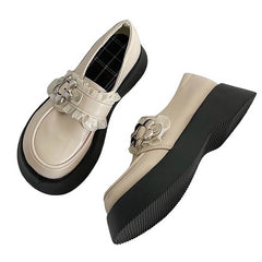 flower buckle chunky platforms boogzel clothing