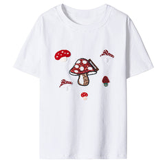 forest fairy mushroom sequin t-shirt boogzel clothing