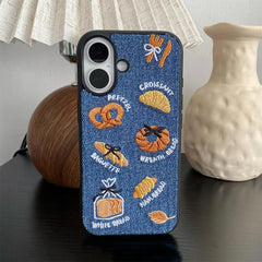 french bakery denim iphone case boogzel clothing