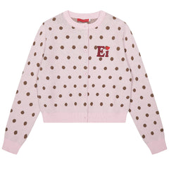 french girl polka dot cardigan boogzel clothing
