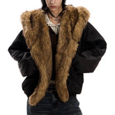 fur trim winter jacket boogzel clothing