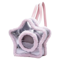 furry star shaped backpack boogzel clothing