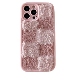 fuzzy checkered iphone case boogzel clothing