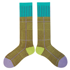 geometric knee high socks boogzel clothing