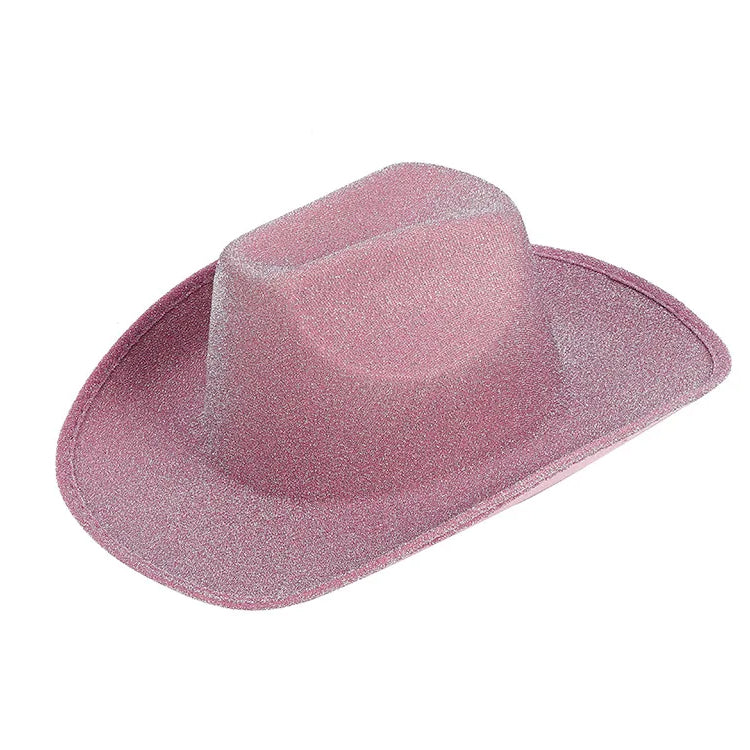 glitter cowgirl hat boogzel clothing
