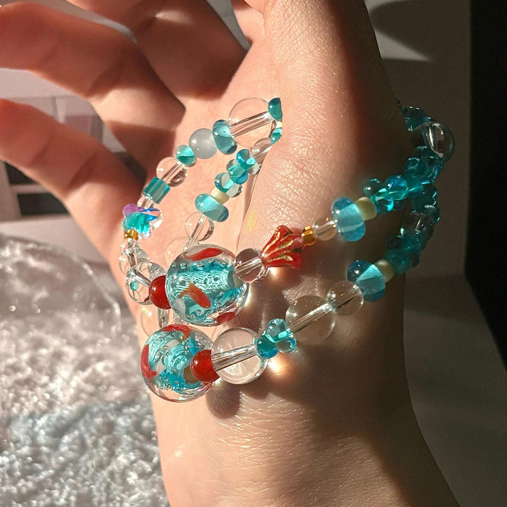 goldfish beaded bracelet boogzel-clothing