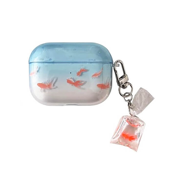 goldfish aesthetic airpods case boogzel clothing