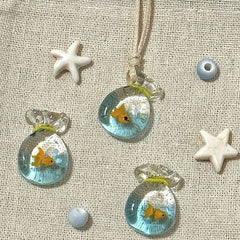 goldfish pendant necklace boogzel clothing