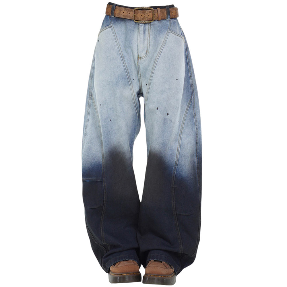gradient baggy jeans boogzel clothing