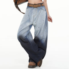 gradient baggy jeans boogzel clothing