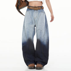 gradient baggy jeans boogzel clothing