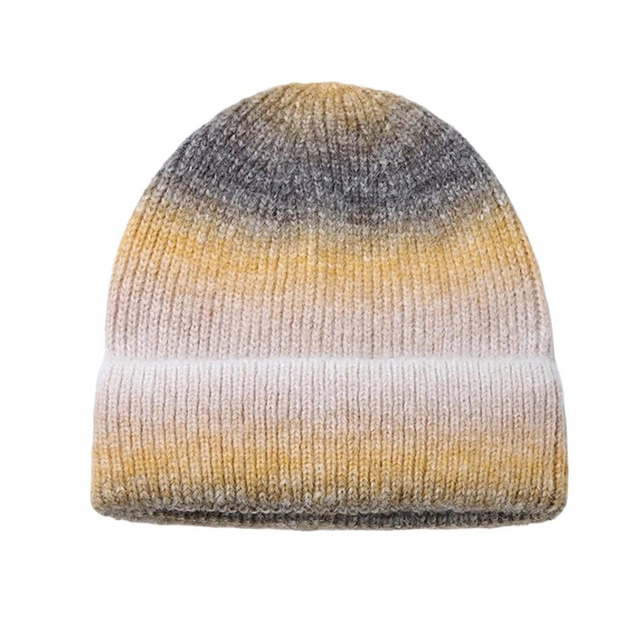 gradient knit beanie hat boogzel clothing