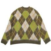 New Student Green Argyle Sweater - Boogzel Clothing