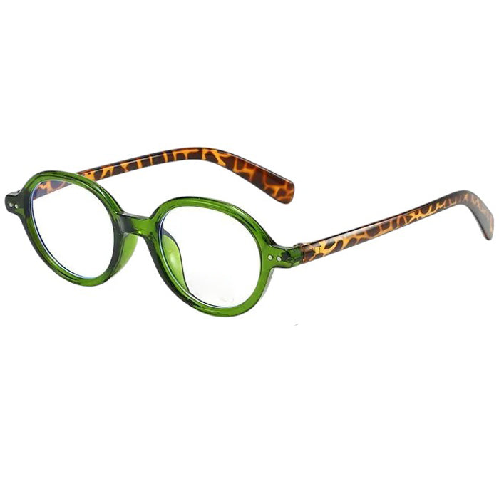 green and leopard round sunglasses boogzel clothing
