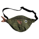 green fish waist bag boogzel clothing