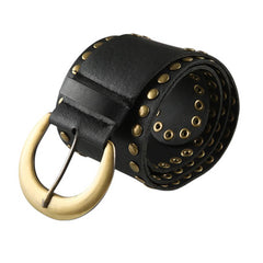 grunge double rivet belt boogzel clothing